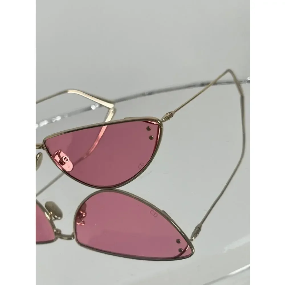 NEW Dior MissDior B1U Cat Eye Sunglasses in Gold Pink